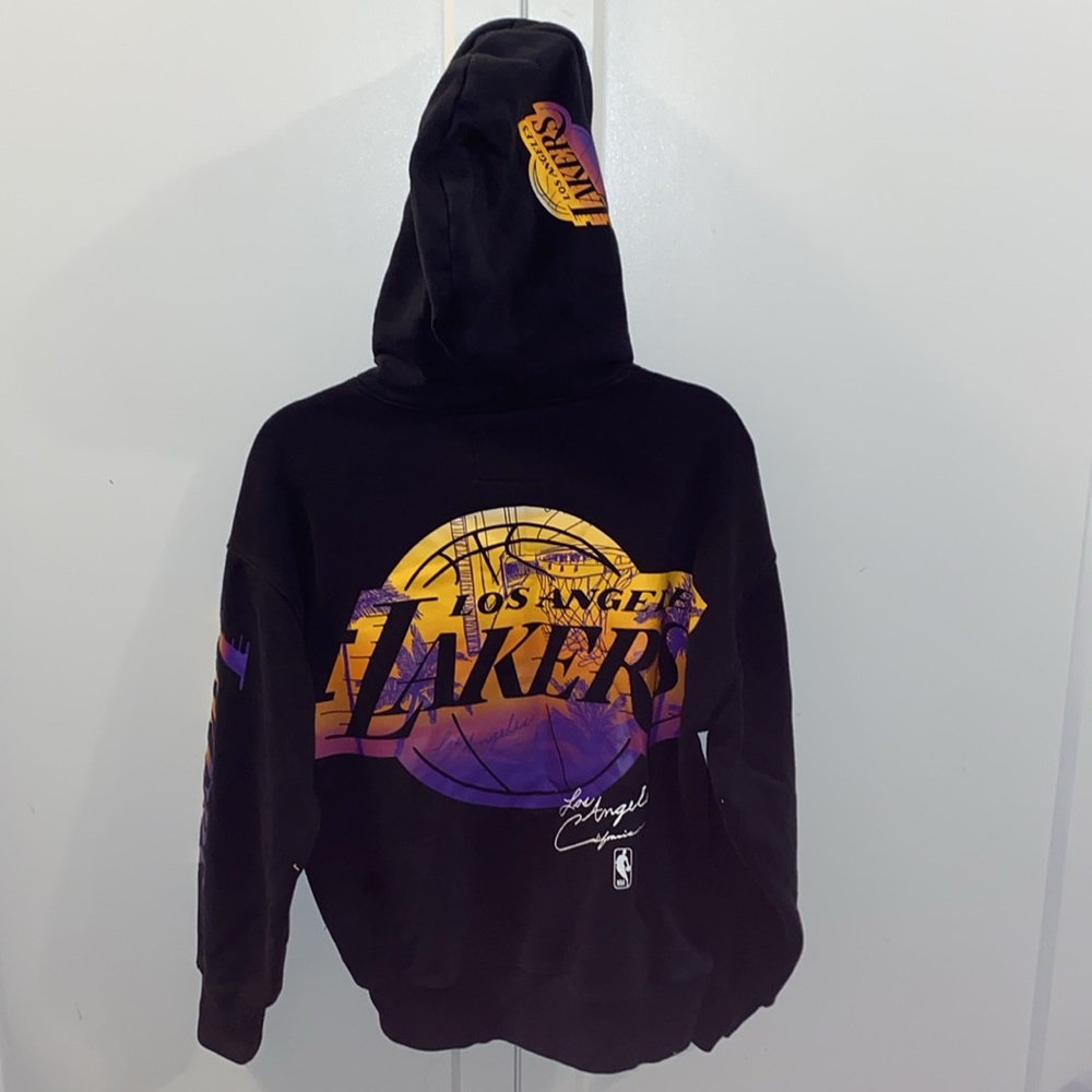Hollister Comfy Lakers Oversized Fit Hooded Sweatshirt | XS